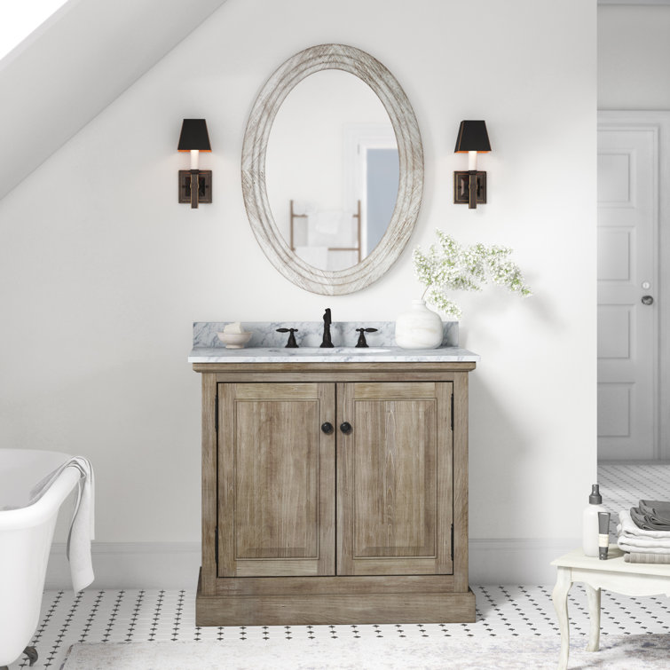 Gracie Oaks Eveny 37" Single Bathroom Vanity Set & Reviews Wayfair Canada
